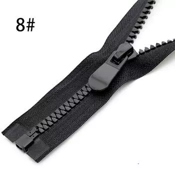 1 шт. пуховик пальто с двойными ползунками 8 #15 # смоляные молнии 70-100 см одинарный слайдер с открытым концом длинная молния 70cm