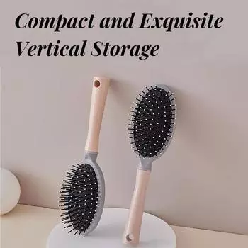 1 шт. пушистая расческа для волос, расческа для вьющихся волос, расческа с воздушной подушкой, массажная расческа для кожи головы, антистатическая, для длинных волос, гладкий инструмент для укладки волос, влажный, сухой, портативный, парикмахерский синий