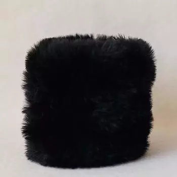 1 шт. пушистые игрушки материалы для шитья игрушек ручной работы имитация кроличьей шерсти модели домов украшения принадлежности 40 мм чёрный