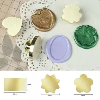 1 шт., пустая латунная медная головка для скрапбукинга, не выгравированная сургучом, сургучная печать, ретро-приглашения A