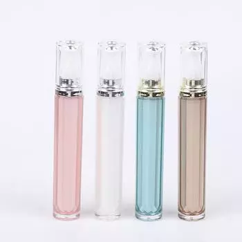 1 шт. пустая роликовая бутылка для крема для глаз, многоразовый акриловый контейнер для сыворотки для глаз с шариковым насосом из нержавеющей стали розового золота