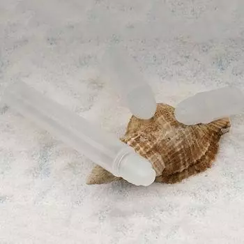 1 шт. пустой флакон для духов с роликовым шариком, портативный матовый пластиковый многоразовый флакон для эфирного масла, прозрачный дорожный контейнер 10ml