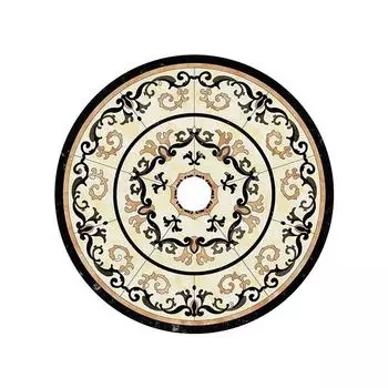 1 шт. ПВХ паркет настенная наклейка круглая настенная наклейка гостиная обои пол самоклеящиеся водонепроницаемые потолочные светильники декоративные 60cm