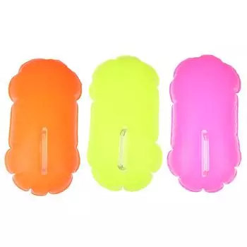 1 шт. ПВХ плавательный буй безопасности воздушный сухой буксирный мешок поплавок надувной сигнальный мешок для дрифта флуоресцентный желтый