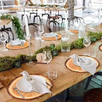 1 шт. ПВХ-салфетки, круглые, деревенские, коричневые, подставка для подставок, для сервировки стола в фермерском доме, для лета, весны, осени, свадьбы, ужина, вечеринки, декора коричневый