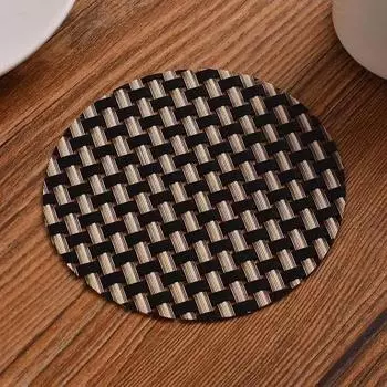 1 шт. ПВХ тканые подставки под стаканы для ресторанов изоляционная подкладка для воды теплоизоляция нескользящий коврик для стола F