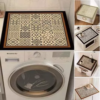 1 шт. Пылезащитный чехол для стиральной машины, водонепроницаемый чехол для духовки, микроволновой печи, холодильника, верхний защитный коврик, декор Almohadilla Para Lavadora 36 X 46cm