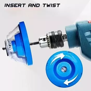 1 шт. Пылезащитный чехол для ударной дрели, пылезащитная бытовая электрическая дрель, пылезащитное соединение, пылесборник, пылезащитный инструмент, аксессуары