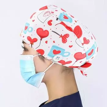 1 шт. пылезащитный колпачок, противогрязный, регулируемый, унисекс, для салонов красоты, операционных, шапочка для чистки, хлопок