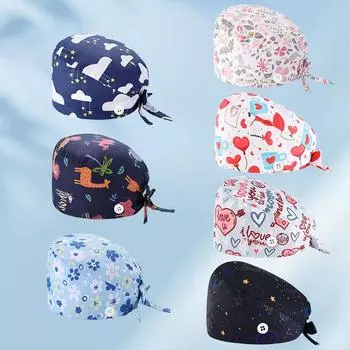 1 шт. пылезащитный колпачок, противогрязный, регулируемый, унисекс, для салонов красоты, операционных, шапочка для чистки, хлопок