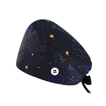 1 шт. пылезащитный колпачок, противогрязный, регулируемый, унисекс, для салонов красоты, операционных, шапочка для чистки, хлопок