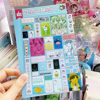 1 шт. японские наклейки в стиле ретро аниме для девочек в стиле сева PET Kawaii, скрапбукинг, журнал, украшение своими руками, чехол для телефона, украшение для багажа