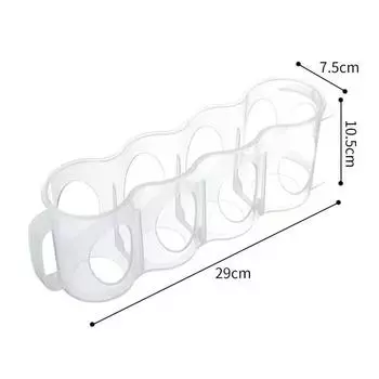 1 шт., японский стиль, холодильник, ящик для хранения напитков, четыре отделения, полка для хранения банок, кухонный органайзер для хранения банок 1pcs