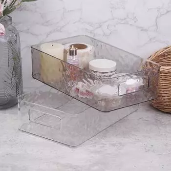 1 шт., ящик для хранения канцелярских принадлежностей на рабочем столе, пластиковый ящик для хранения косметики в общежитии, корзина для хранения косметики в ванной комнате, на кухне 2