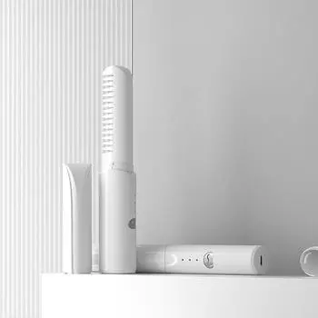 1 шт. расческа для выпрямления волос с отрицательными ионами, легко носить с собой, выпрямляет волосы, не вредит завивке и выпрямлению волос