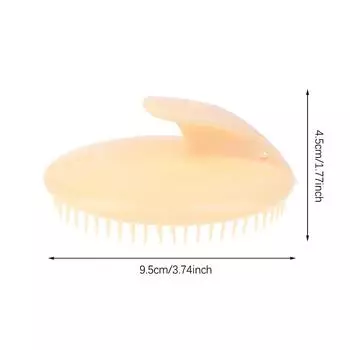 1 шт. расческа ручная щетка для массажа кожи головы шампунь мытье расческа насадка для душа мини-головка для волос меридиан массаж широкий зуб