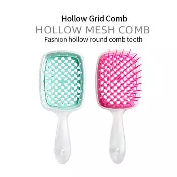 1 шт. расчески с широкими зубцами на воздушной подушке, женская расческа для массажа кожи головы, щетка для волос, выдалбливаемая домашний салон, сделай сам, парикмахерский инструмент