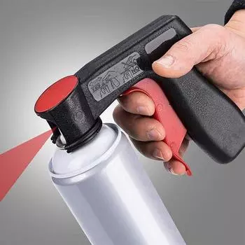 1 шт. распыляемая ручка, спусковой крючок, адаптер спрея, спрей, полная рукоятка чёрный