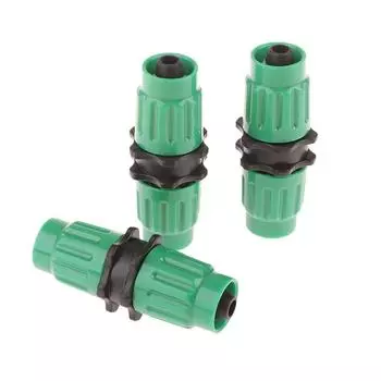 1 шт., расширяемый садовый шланг, запчасти для ремонта, двухканальный шланг, гнездовые и штекерные соединители, карманы для шланга для садового шланга 3/4 дюйма, 5/8 дюйма зелёный