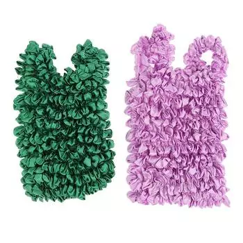 1 шт., расширяющаяся складная, гибкая, эластичная мини-сумка, большая вместимость, эластичная портативная сумка для покупок, большая плиссированная сумка фиолетовый