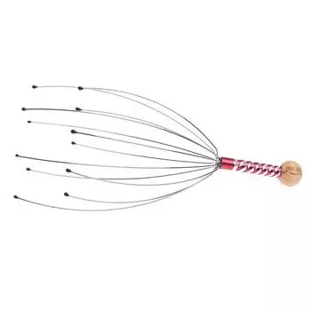 1 шт., расслабляющий массажер для головы, волос, спа, скальп, шея, массаж для снятия стресса A