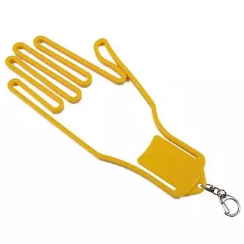 1 шт. Растяжитель для гольф-перчаток, держатель, вешалка, каркас для поддержки перчаток, аксессуары жёлтый