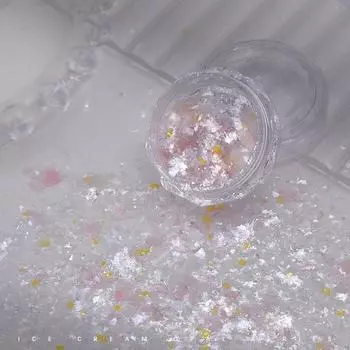 1 шт., разноцветные блестящие блестки для ногтей, лак для ногтей, шестигранные 3D-наклейки для ногтей, сияющие украшения, 6 цветов, аксессуары для ногтей