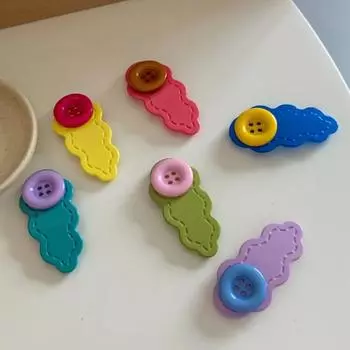 1 шт. разноцветные заколки-кнопки для женщин и девочек, BB-зажимы для сломанных волос, фиксированные зажимы, корейская челка, боковой зажим, цветной зажим для укладки волос