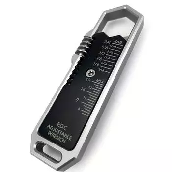 1 шт. разводной гаечный ключ, многофункциональный мини-шестигранный ключ, конструкция из легированной стали, портативный ручной инструмент, уникальная обработка поверхности Multi-function Wrench