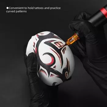 1 шт. Реалистичная силиконовая татуировка черепа, идеально подходит для художников и начинающих, мастерский дизайн боди-арта, принадлежности для перманентного макияжа и татуировок