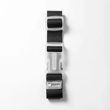 1 шт. Регулируемые багажные ремни Нейлоновые багажные аксессуары Подвесные ремни с пряжками Ремни для чемодана-сумки Замок-крючки для ремня Путешествия 1PCS чёрный