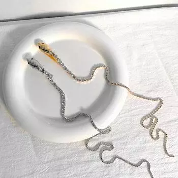 1 шт. регулируемые китайские хрустальные аксессуары для волос Y2K усовершенствованная заколка для волос в виде кисточки в виде змеи со стразами