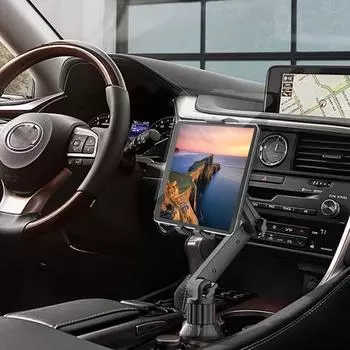 1 шт. регулируемый подстаканник, подставка для ноутбука, наклонная планка 270, треугольная основа, автомобильный держатель для телефона, держатель для подставки для автомобиля чёрный