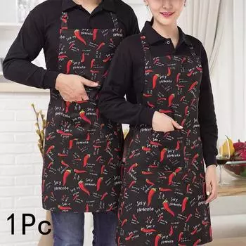 1 шт. регулируемый поварской кухонный фартук практичный полудлинный фартук одного размера