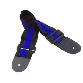 1 шт. регулируемый прочный однотонный нейлоновый ремешок для инструментов с кожаными концами Siotable синий