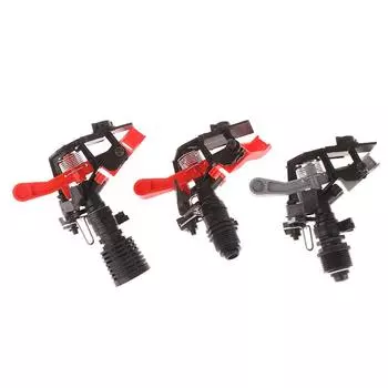 1 шт. Регулируемый сельскохозяйственный ирригационный качающийся вращающийся разбрызгиватель 1/2 3/4 360 градусов автоматический вращающийся газонный ударный разбрызгиватель