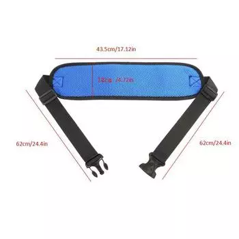 1 шт., ремень безопасности для инвалидной коляски, регулируемый, фиксирующий дышащий бандаж для пожилых пациентов, удерживающие ремни, бандаж синий