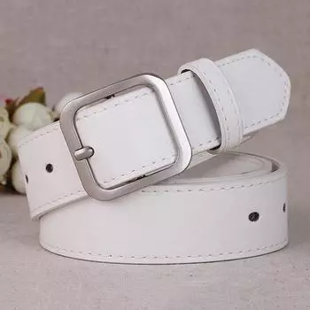 1 шт. Ремень из искусственной кожи для женщин с квадратной пряжкой и пряжкой для джинсов, женский ремень, женский пояс