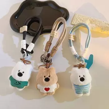 1 шт. ремешок для мобильного телефона, универсальный короткий ремешок для камеры, мультяшный синий ремешок с большим носом щенка, плетеный, многофункциональный