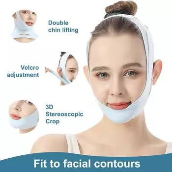 1 шт., ремешок для похудения лица, уменьшающий двойной подбородок, подтяжка лица, наклейки для лица, анти-повязка для лица, поясная маска, подтяжка овальной маски для лица 1