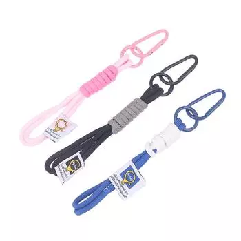 1 шт. ремешок для телефона с оплеткой, карабин, сумка, подвесная веревка, брелок, подвеска жёлтый