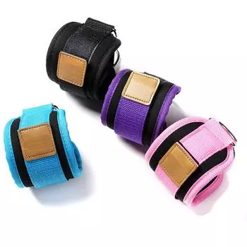 1 шт. ремешок на щиколотке для кабельных тренажеров, мягкая спортивная манжета для защиты лодыжки, спортивное тренировочное оборудование для спортзала, принадлежности для фитнеса розовый