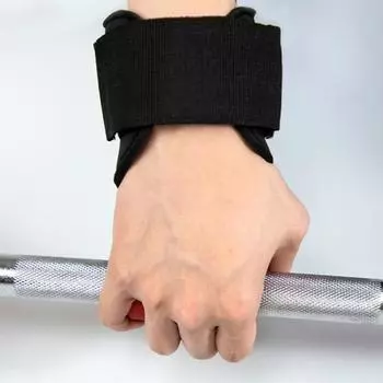 1 шт. ремешок на запястье крючок дышащий прочный износостойкий полезный матовый процесс поднятия тяжестей для тренировки синий