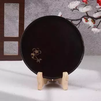 1 шт. ретро деревянный мольберт полка для хранения тарелок чай торт блюдо дисплей подставка складная декоративная стойка для домашнего кухонного стола украшения