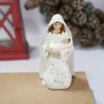 1 шт., Ретро фигурка святого семейства, религиозное рождественское украшение на День Благодарения