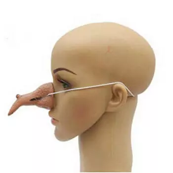 1 шт ретро-фурнитура для Хэллоуина, удобная для ношения, яркий латексный нос ведьмы