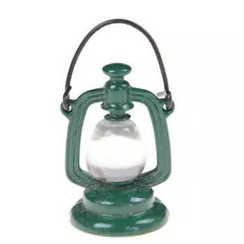 1 шт. Ретро масляная лампа кукольный домик миниатюрная игрушка кукла еда кухня гостиная аксессуары зелёный