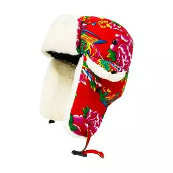 1 шт. ретро нейтральная мужская женская этническая шляпа в стиле кепка большой цветок ткань лыжный бомбер