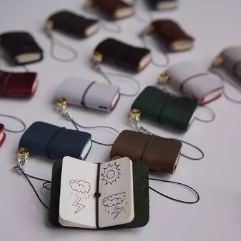 1 шт ретро подвесные украшения сумки подвески путешествия любителям подарки искусственная кожа милые книги подвески