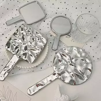 1 шт. Ретро ручное зеркало для макияжа портативное зеркало для красоты домашний инструмент для красоты 10*17cm